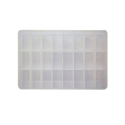 PP حقن القالب صب المنتج البلاستيك الشفاف تقسيم مربع